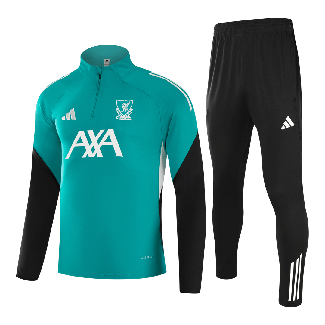 2025/26 Liverpool Sweatshirt Kit  - Green (Top+Pants) - Football Shirt | SmartJerseys | Official Quality