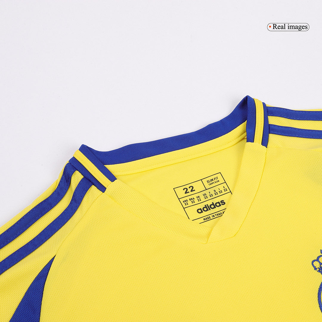 Ensemble maillot domicile Al Nassr 2024/25 pour enfants (maillot + short)