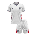 Kid's England Home Soccer Jersey Kit(Jersey+Shorts) World Cup 2026 White
