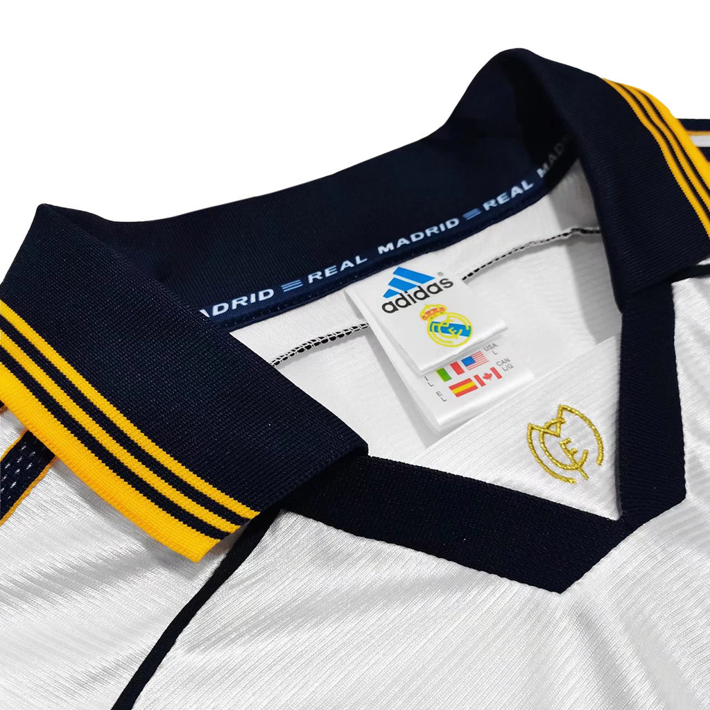 Real Madrid RAUL #7 Home Soccer Jersey Retro 1999/00