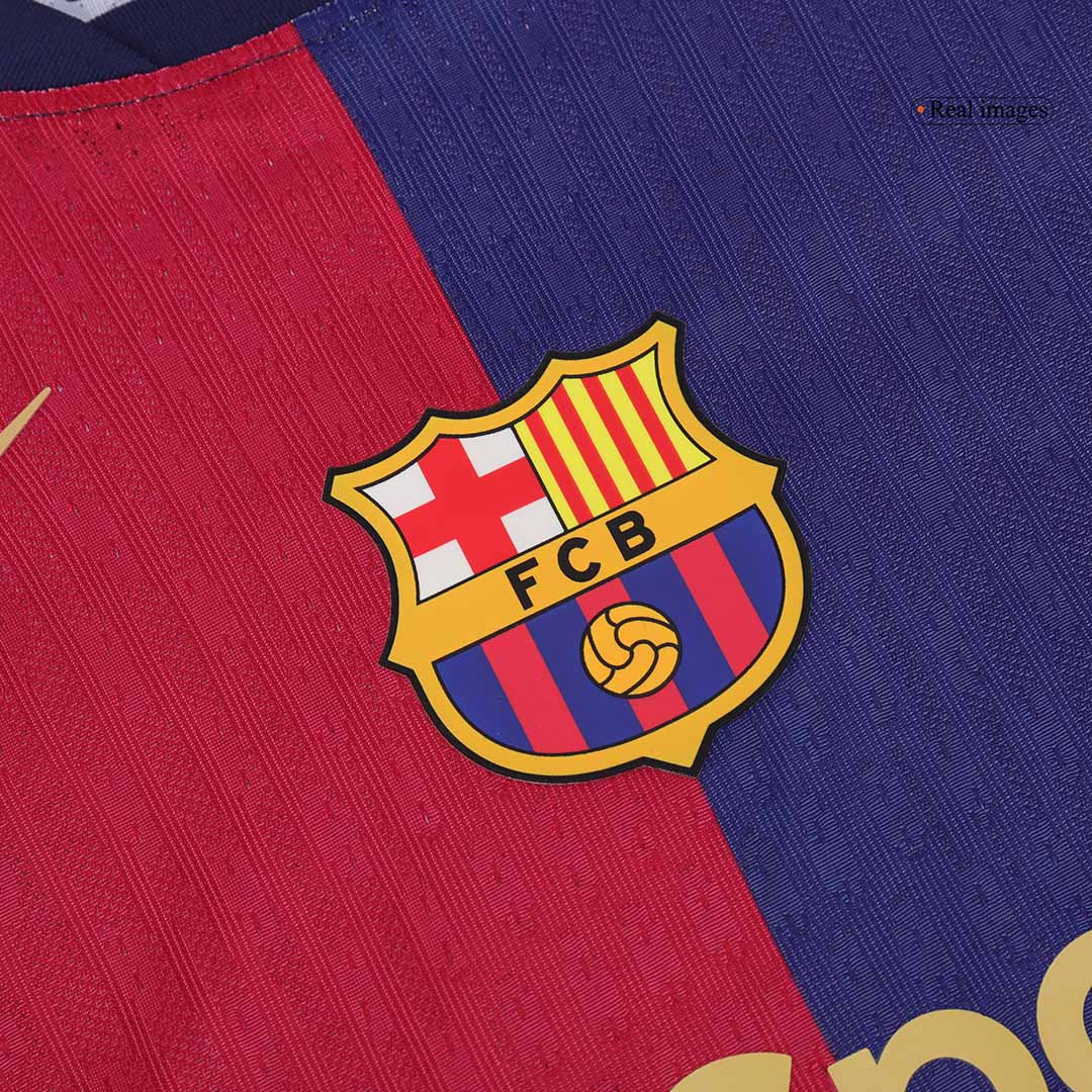 Camiseta local auténtica del Barcelona Lewandowski #9 2024/25