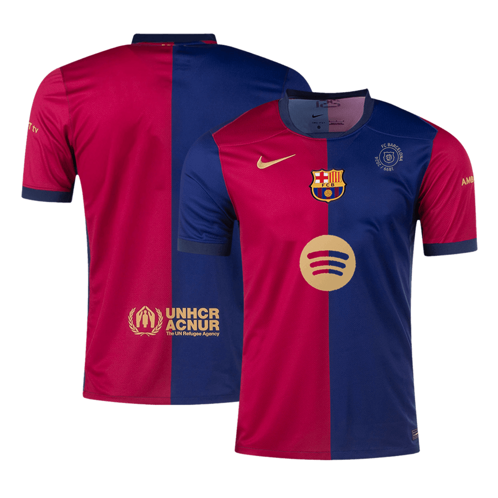 Barcelona Home Jersey 2024/25 - 125th Anniversary(Spotify Logo Without Text)