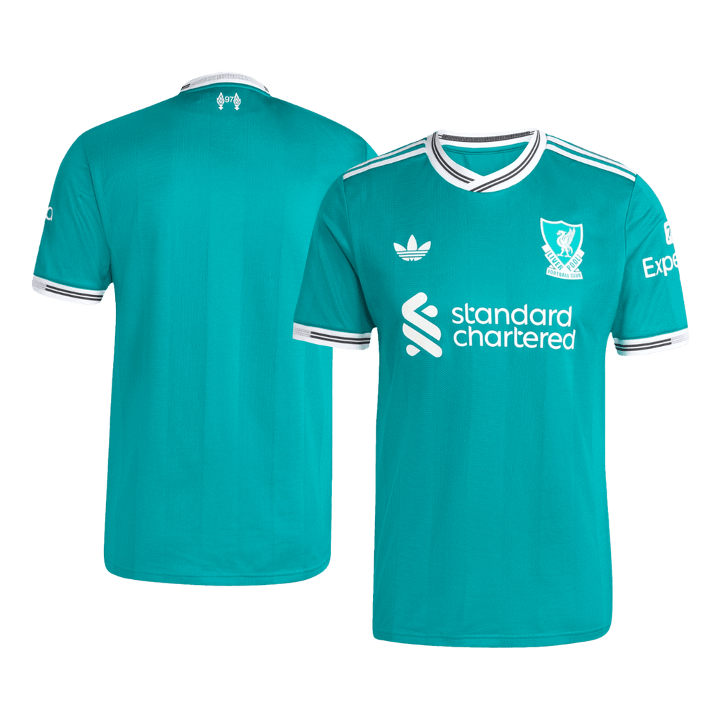 Authentic Liverpool Third Away Soccer Jersey 25/26 Green