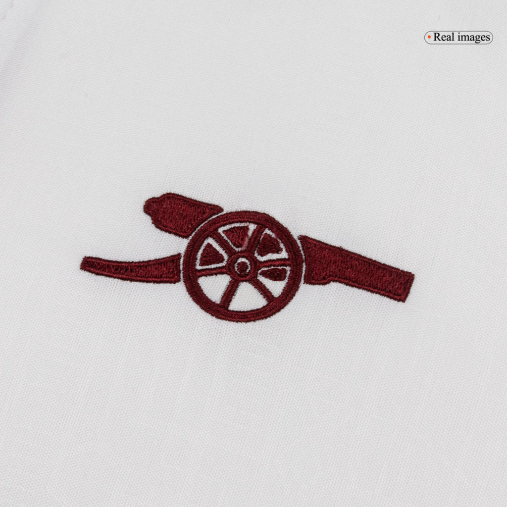 Camiseta de fútbol infantil de visitante del Arsenal (3.ª equipación) 25/26, color blanco