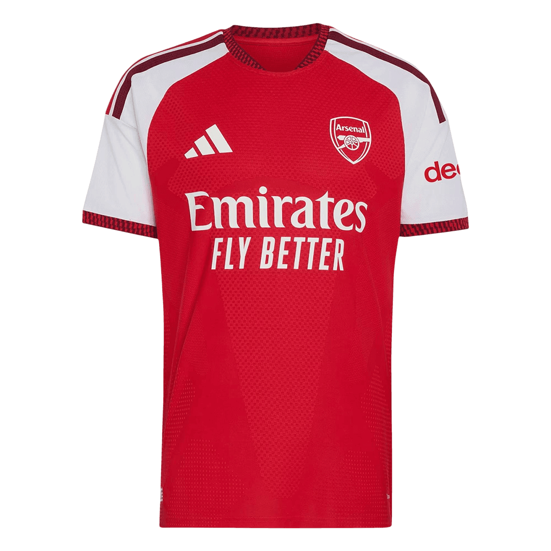CHAMPIONS #26 Player Version Arsenal Premier League Champions Home Soccer Jersey 2026/27 Red