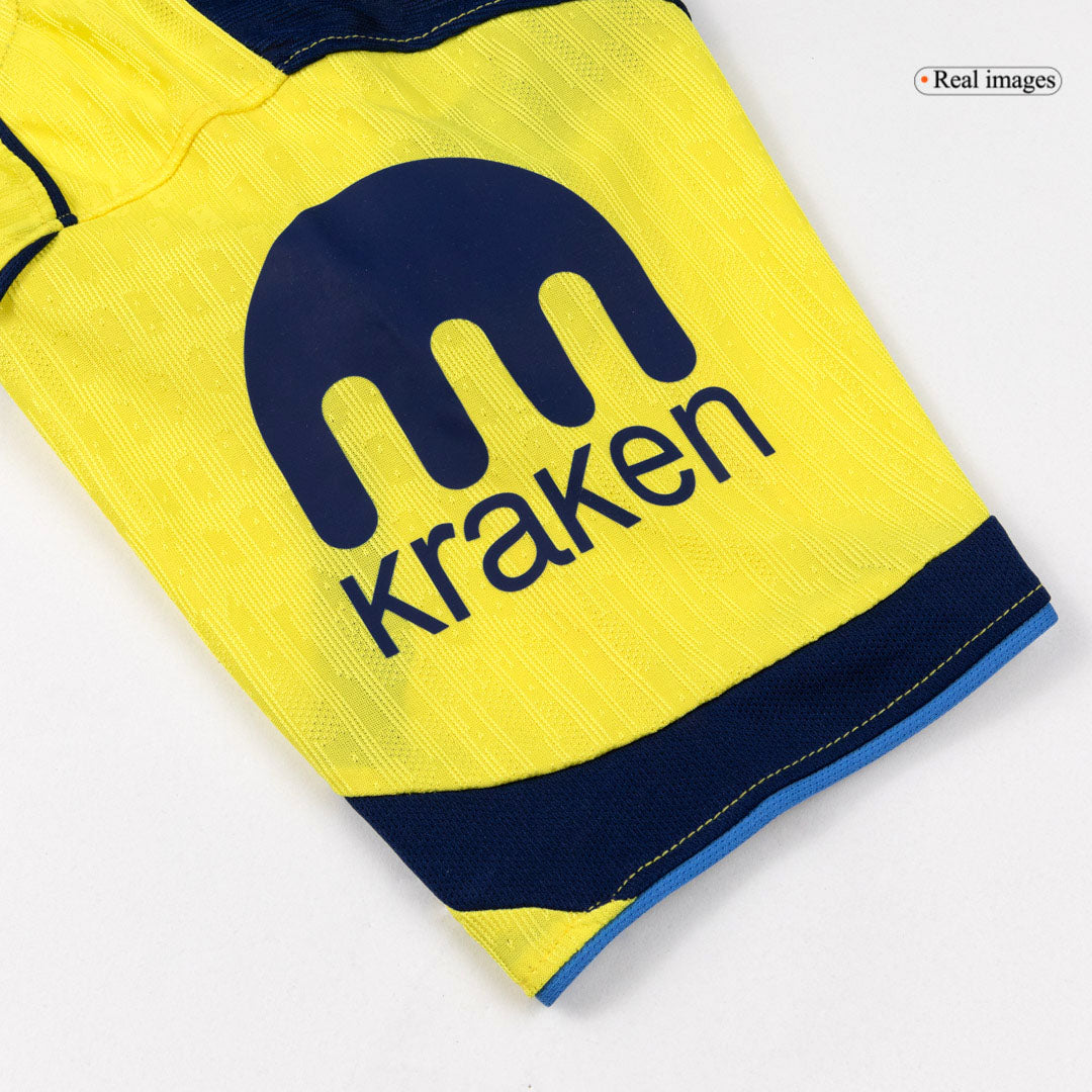 Camiseta de fútbol auténtica del Tottenham Hotspur (3.ª equipación, amarillo, 25/26)