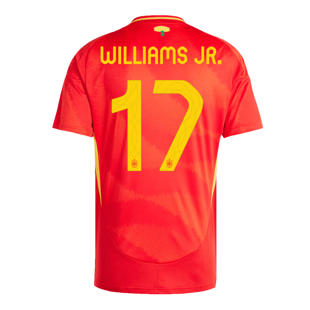 Camiseta local de España WILLIAMS JR. #17 de la EURO 2024