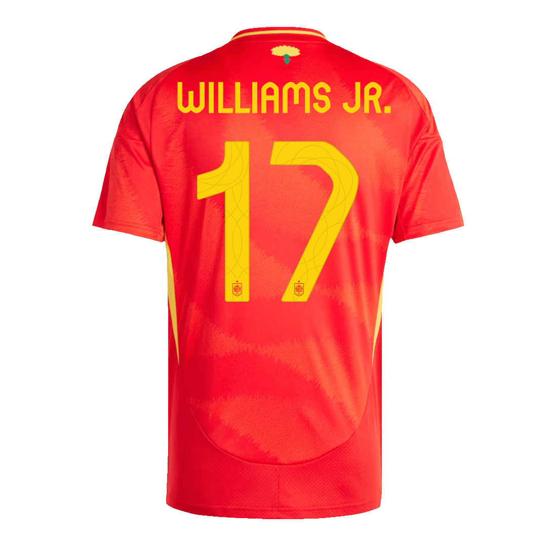 Camiseta local de España WILLIAMS JR. #17 de la EURO 2024