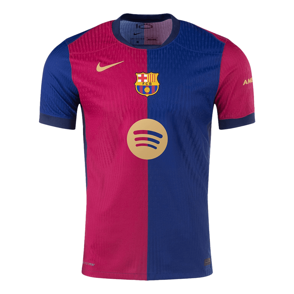 Barcelona RAPHINHA #11 Home Soccer Jersey Authentic 2024/25 - UCL Edition(Spotify Logo Without Text)