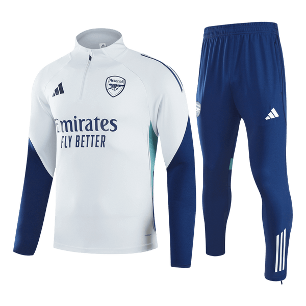 Arsenal Sweatshirt Kit 2025/26 - White (Top+Pants) - Football Shirt | SmartJerseys | Official Quality