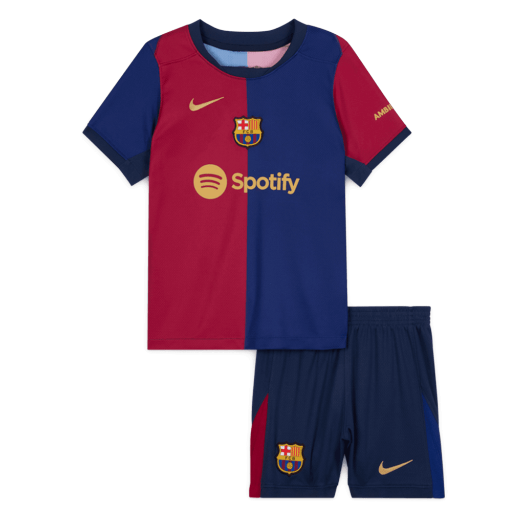 Barcelona Home Jersey Kit 2024/25 Kids(Jersey+Shorts) - Football Shirt | SmartJerseys | Official Quality