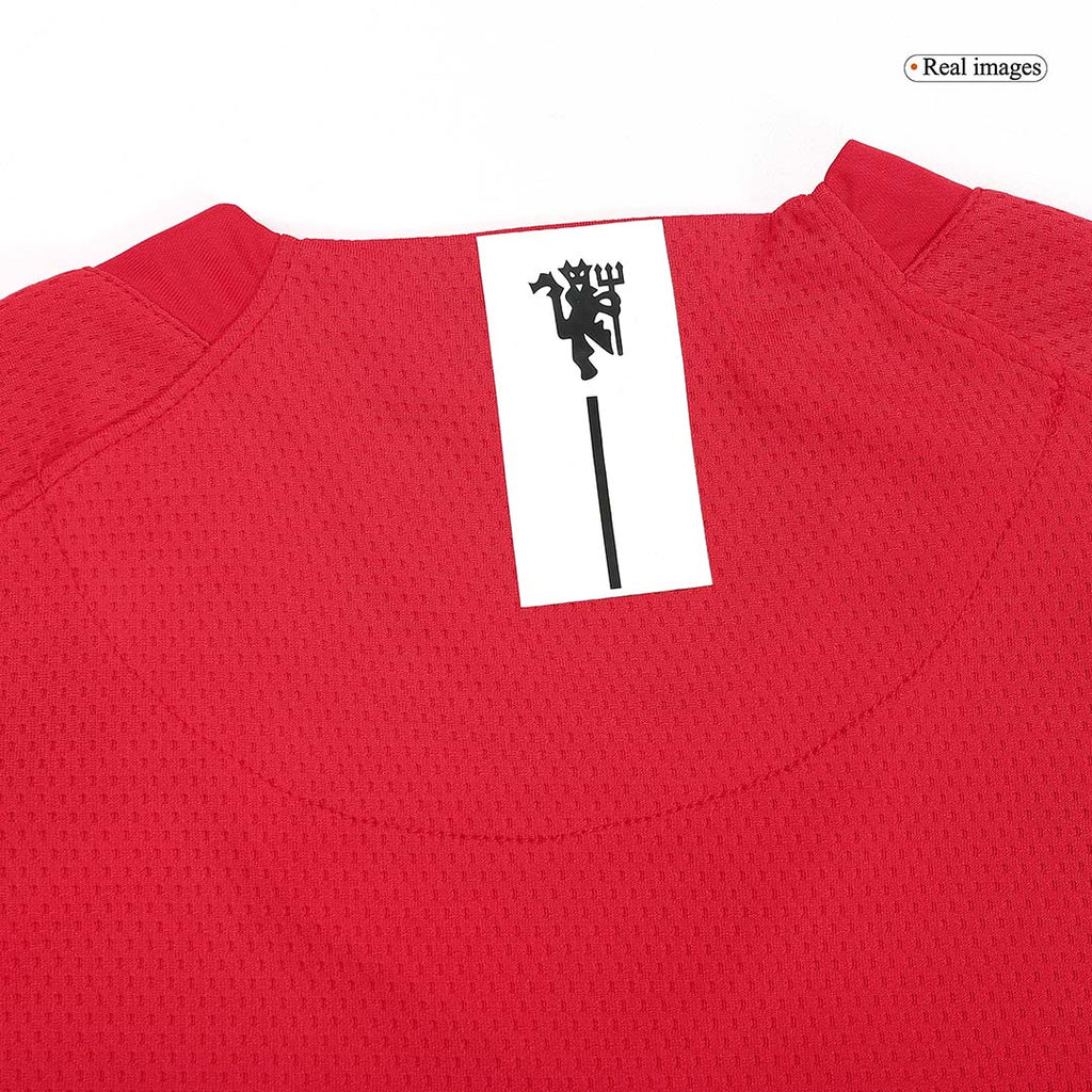 Manchester United SCHOLES #18 Home Soccer Jersey Retro 2007/08 - UCL Final