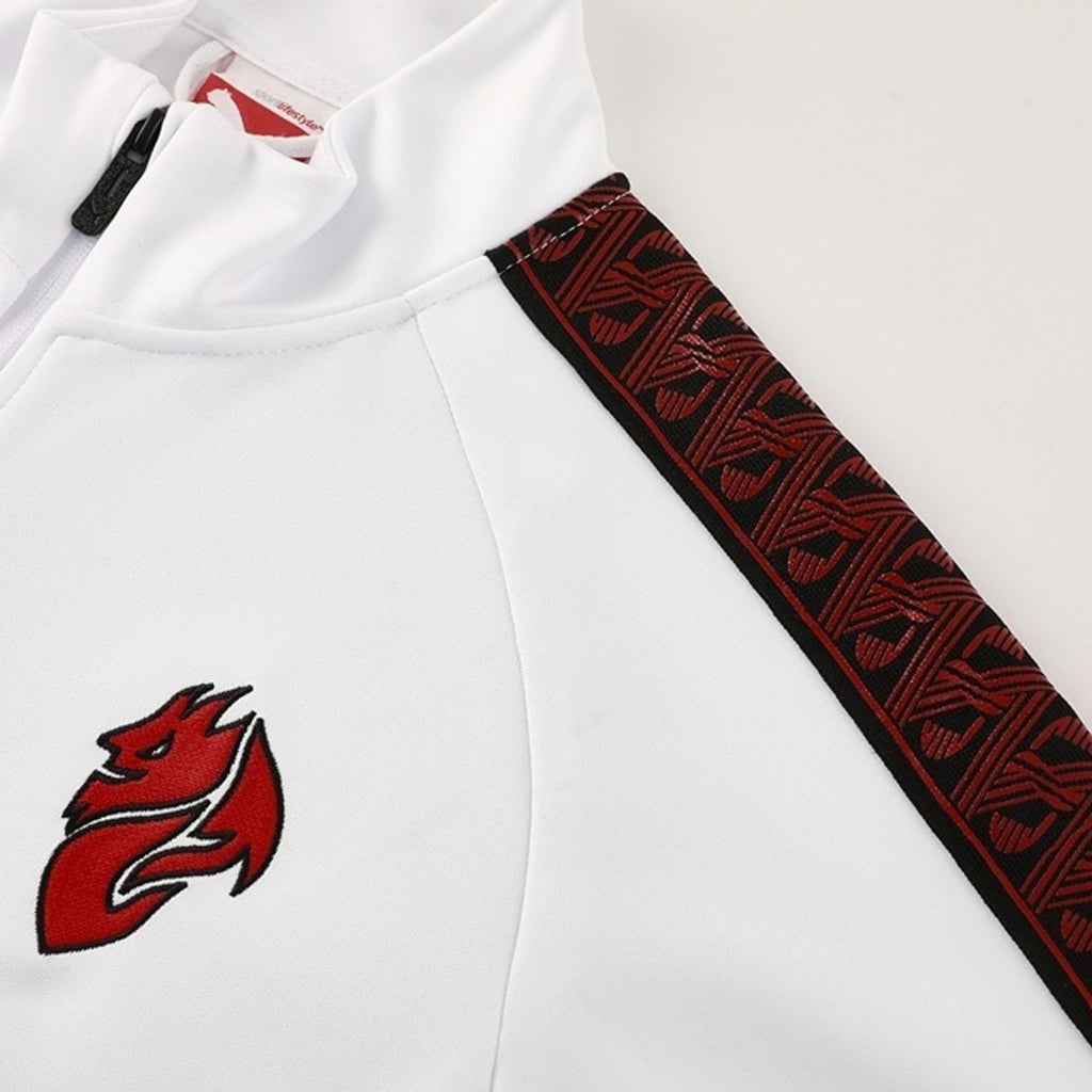 Chaqueta de entrenamiento blanca del AC Milan 25/26