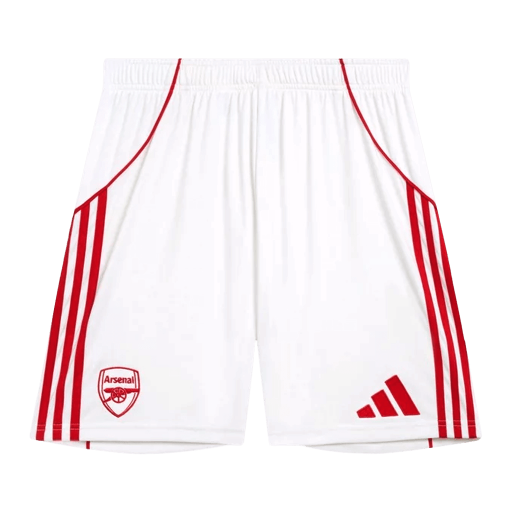Arsenal Home Soccer Shorts 2025/26 - Football Shirt | SmartJerseys | Official Quality
