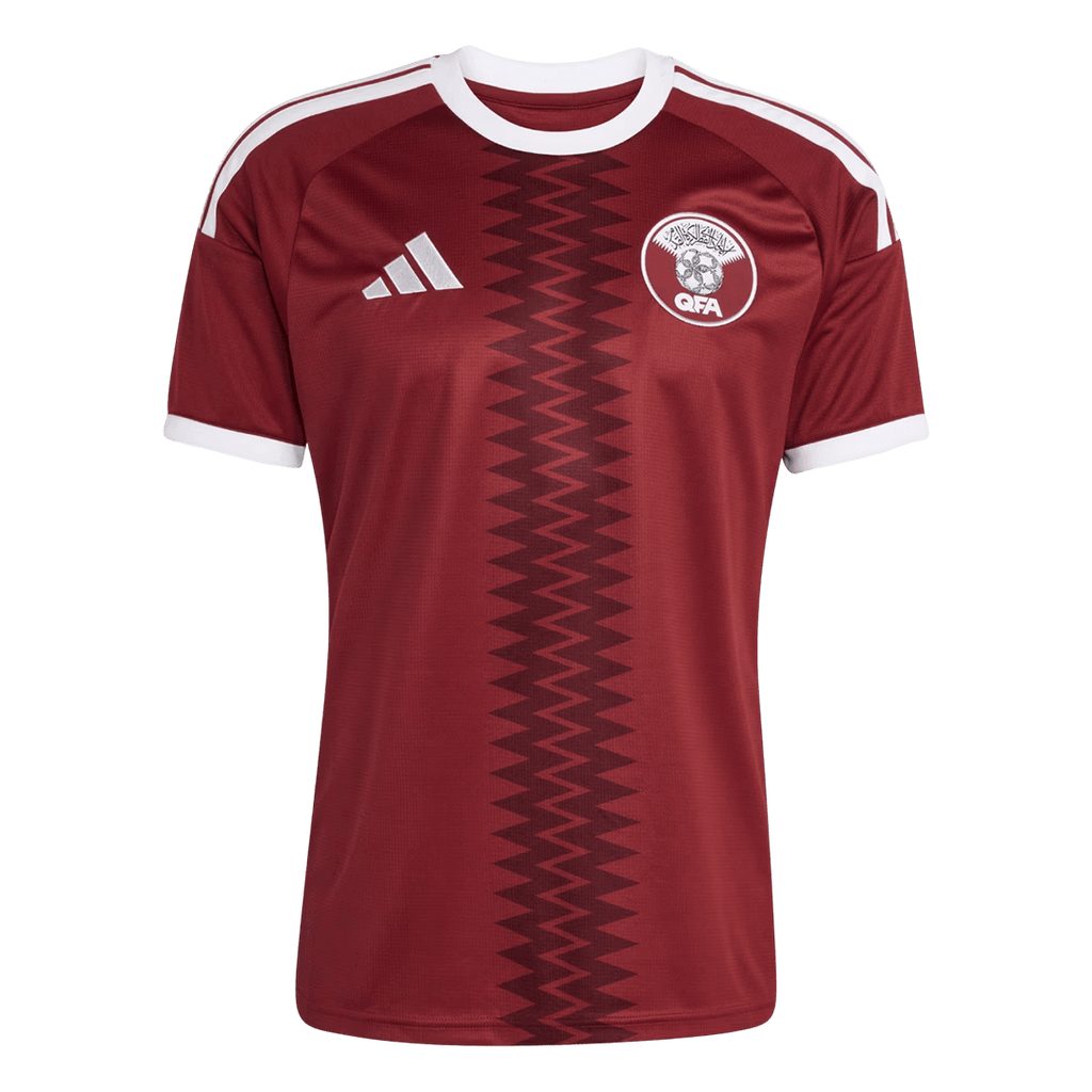 Qatar Home Soccer Jersey World Cup 2026 Red - Football Shirt | SmartJerseys | Official Quality
