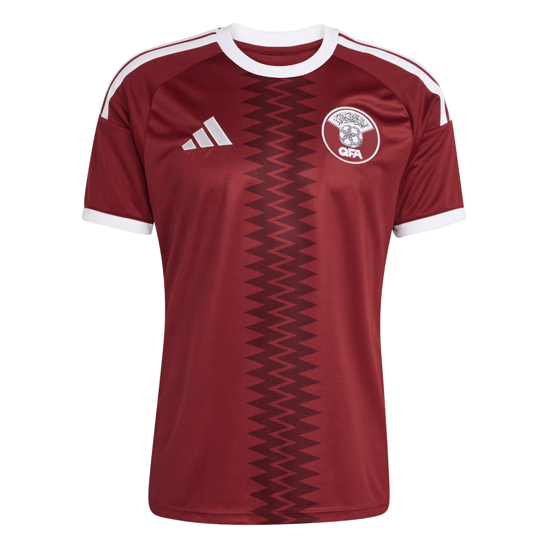 Qatar Home Soccer Jersey World Cup 2026 Red - Football Shirt | SmartJerseys | Official Quality