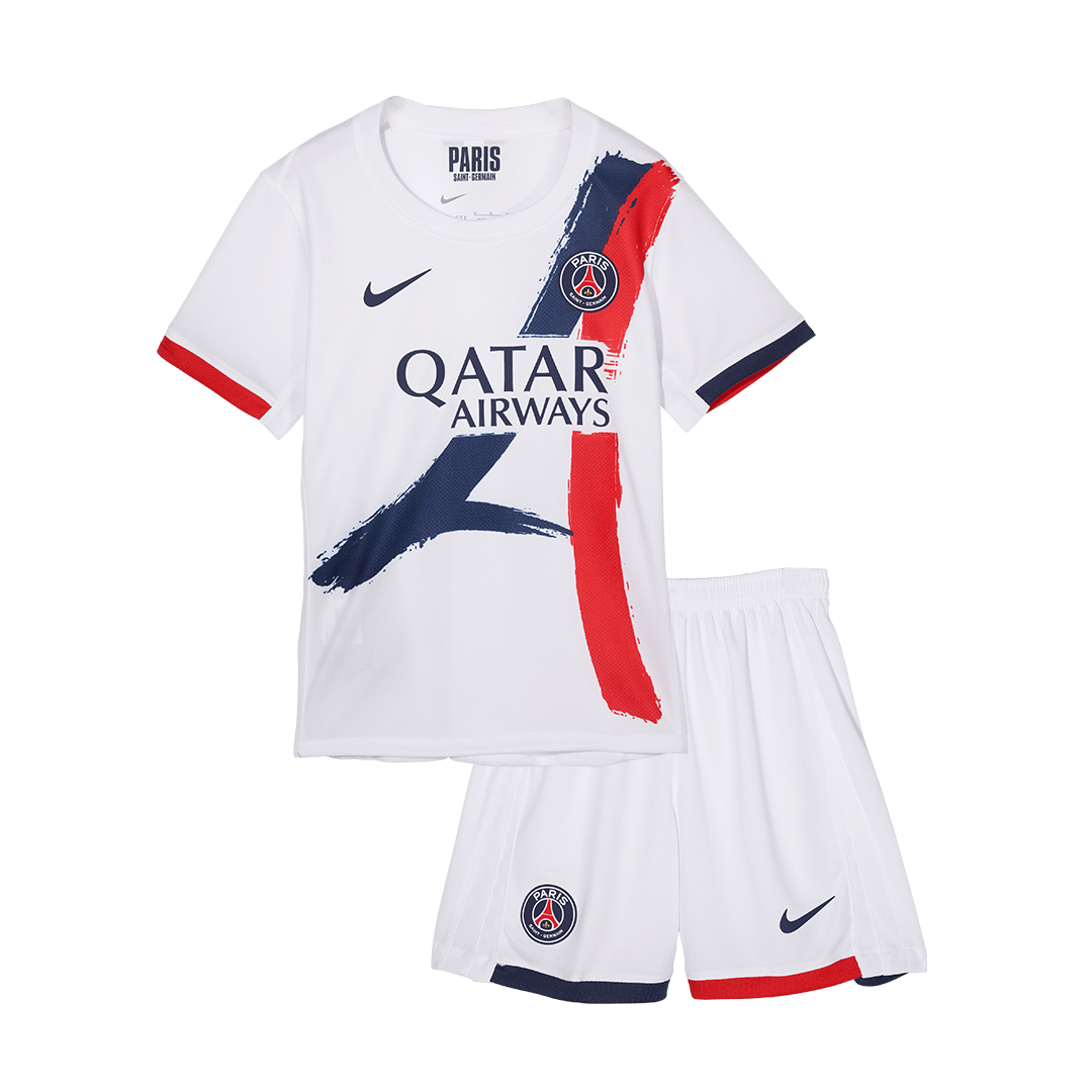 PSG Away Jersey Kit  Kids(Jersey+Shorts)