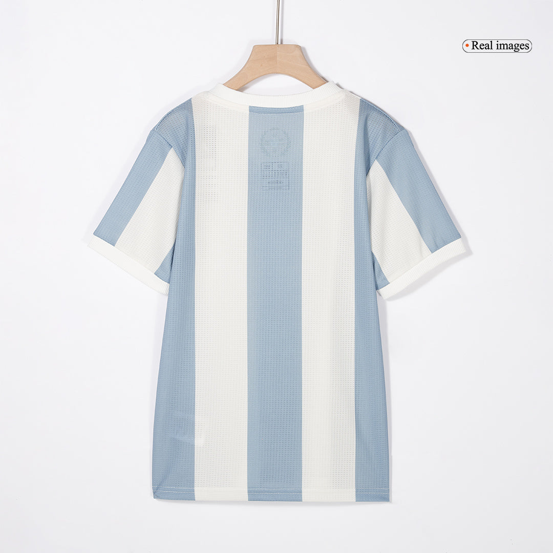 Kit de camiseta de fútbol de Argentina 2024 para niños (camiseta y pantalón corto) - 50.º aniversario