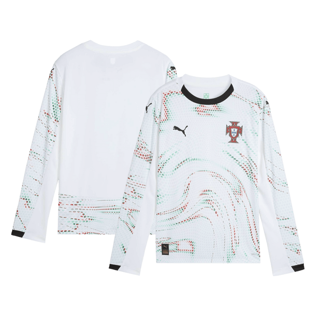 Portugal Long Sleeve Away Soccer Jersey 2025