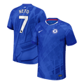 NETO #7 Authentic Chelsea Home Soccer Jersey 2025/26 Blue - Football Shirt | SmartJerseys | Official Quality