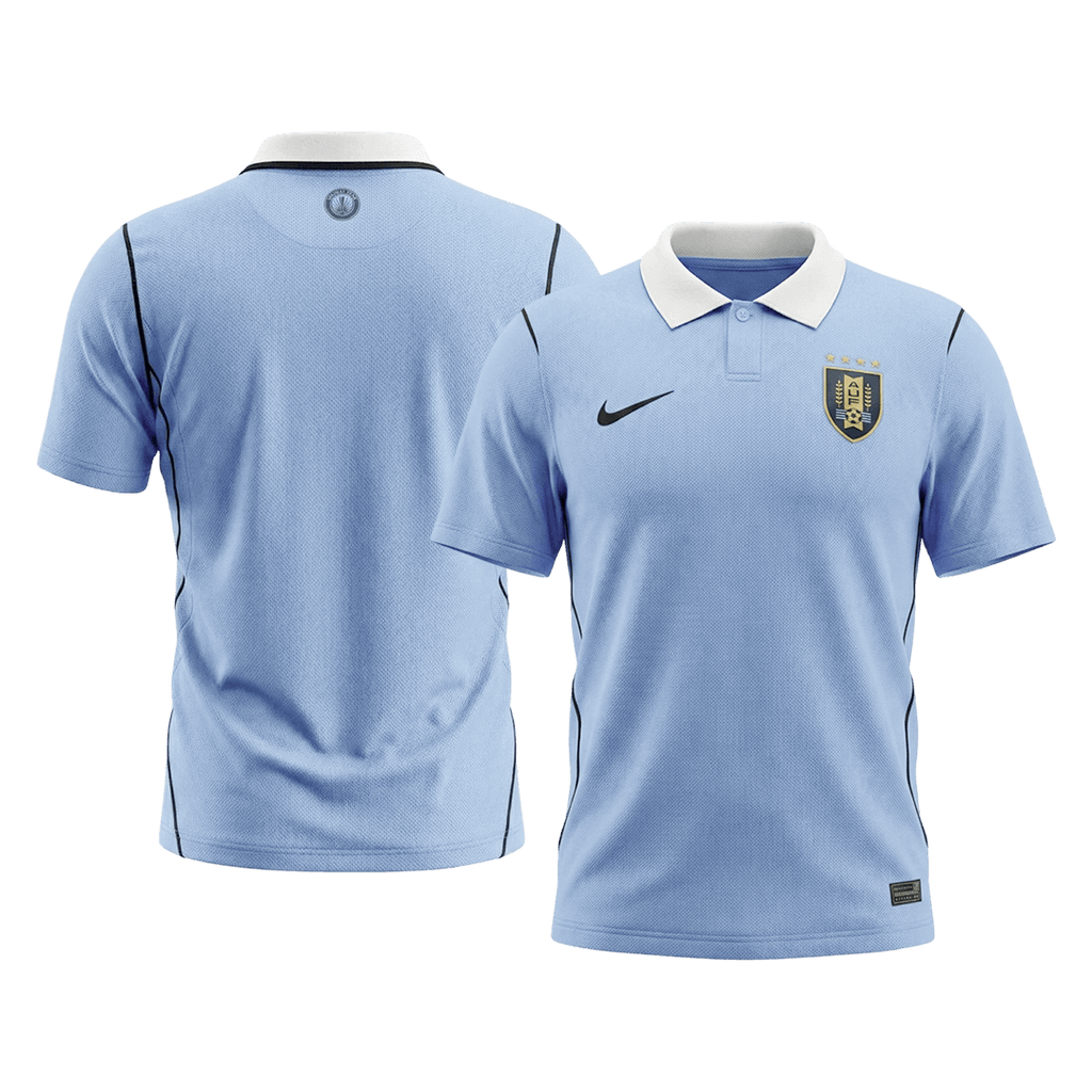 Camiseta de fútbol local de Uruguay Copa Mundial 2026 Azul