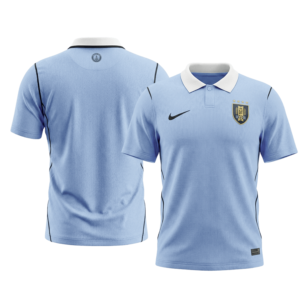 Camiseta de fútbol local de Uruguay Copa Mundial 2026 Azul