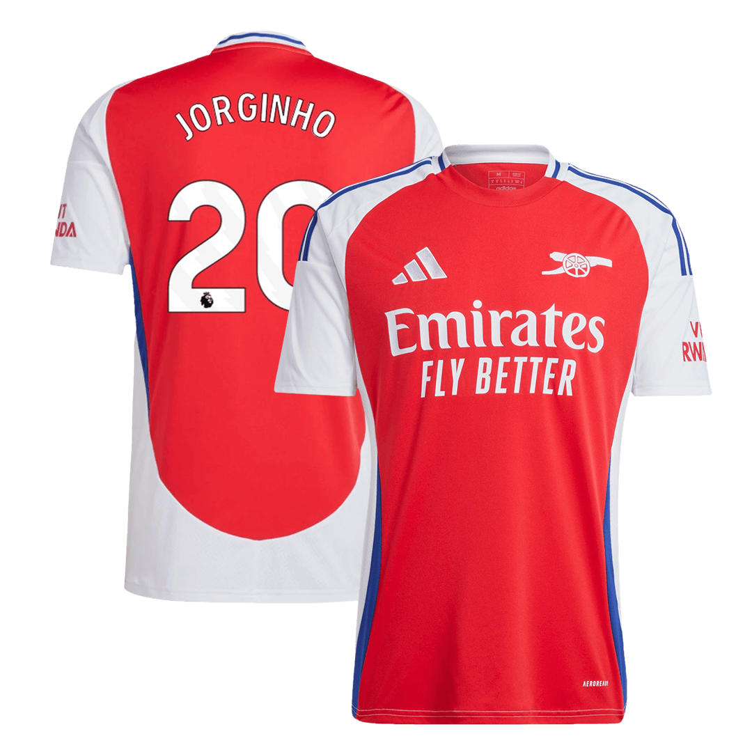 Arsenal JORGINHO #20 Home Soccer Jersey 2024/25 - Football Shirt | SmartJerseys | Official Quality