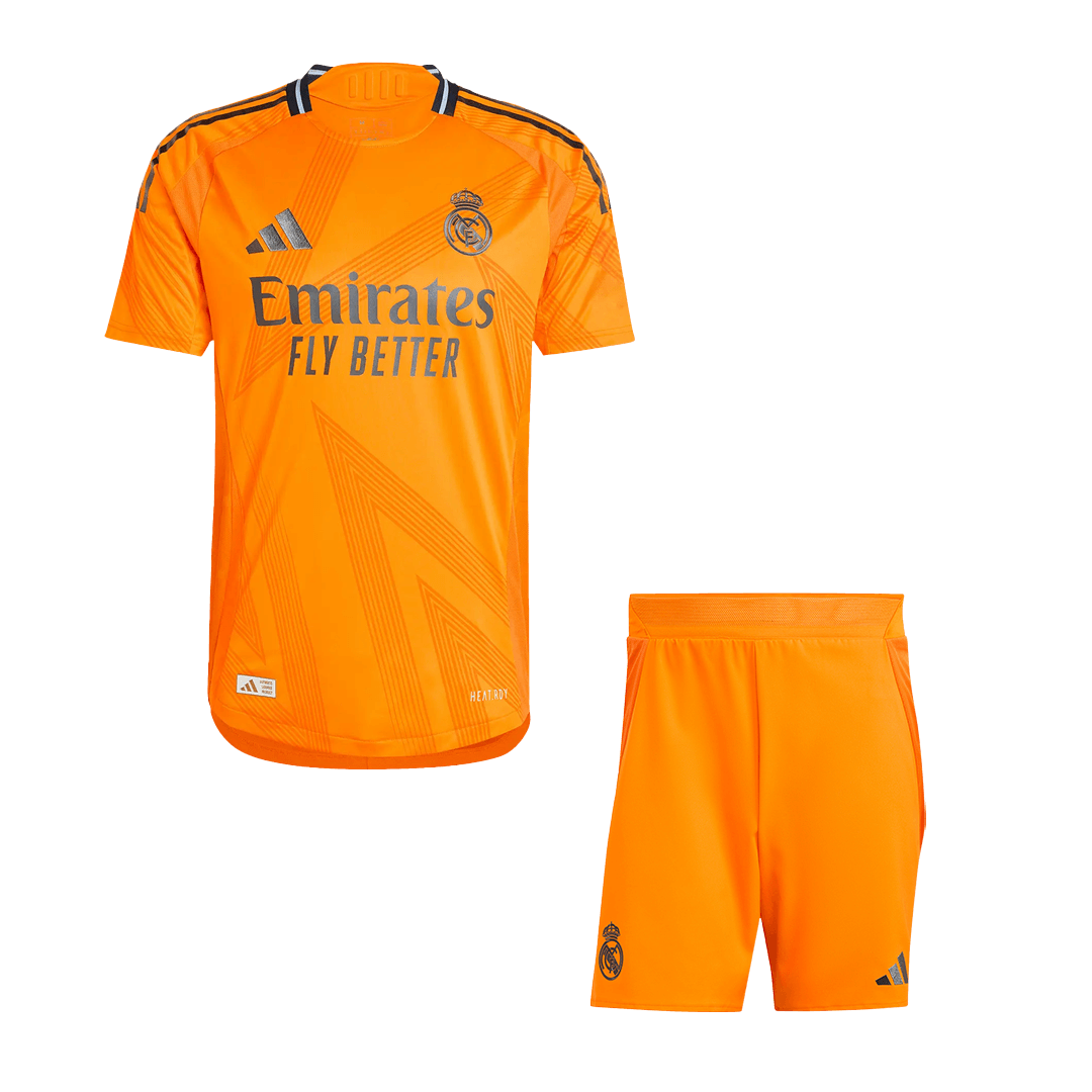 Real Madrid Away Soccer Jersey Kit Authentic 2024/25 (Jersey+Shorts) - Football Shirt | SmartJerseys | Official Quality