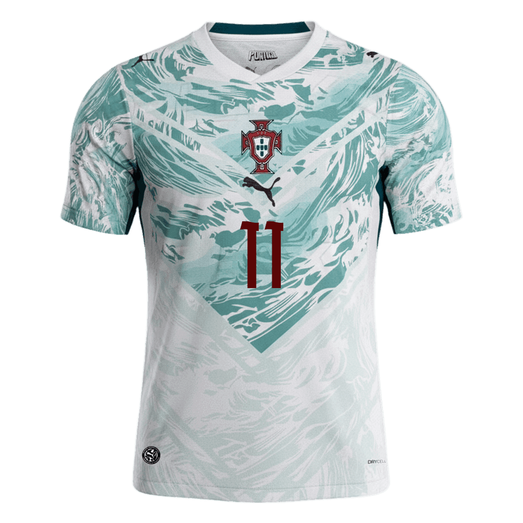 JOÃO FÉLIX #11 Portugal Away Soccer Jersey World Cup 2026 White&Green