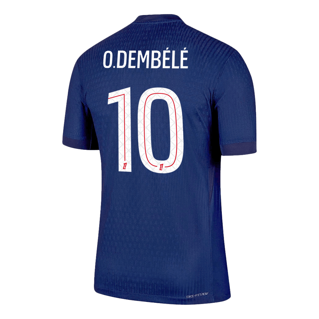 PSG O.DEMBÉLÉ #10 Home Soccer Jersey Authentic 2025/26