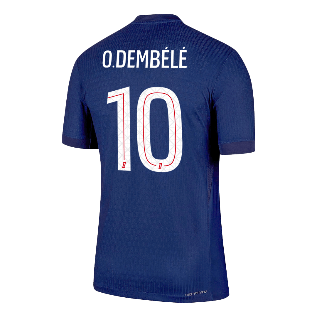 PSG O.DEMBÉLÉ #10 Home Soccer Jersey Authentic 2025/26