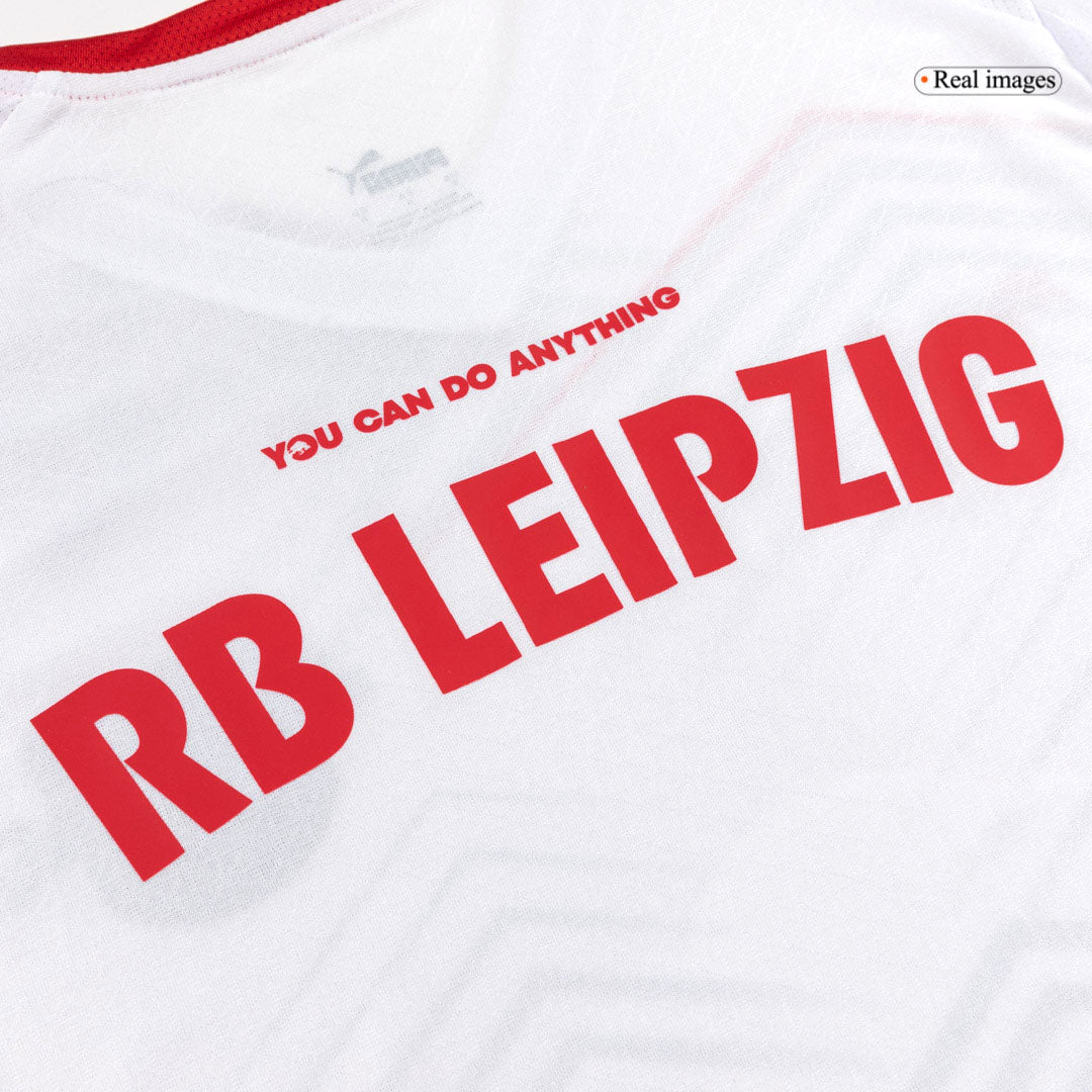 Camiseta de fútbol local auténtica del RB Leipzig 25/26 blanca