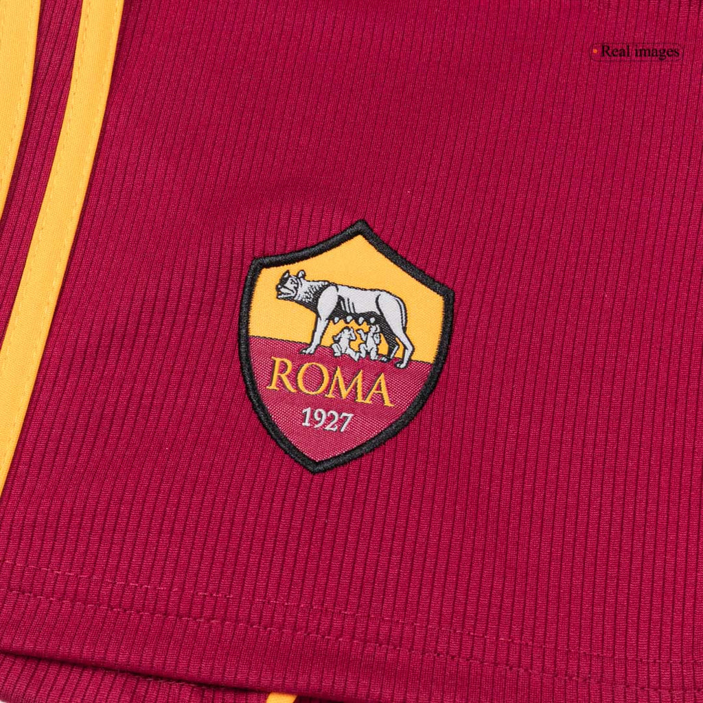 Kid's Roma Home Soccer Jersey Kit 25/26 Red