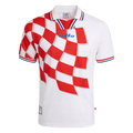 Retro Croatia Home Soccer Jersey World Cup 1998 White&Red