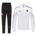 AC Milan Training Kit 2025/26 - White (Jacket+Pants) - Football Shirt | SmartJerseys | Official Quality
