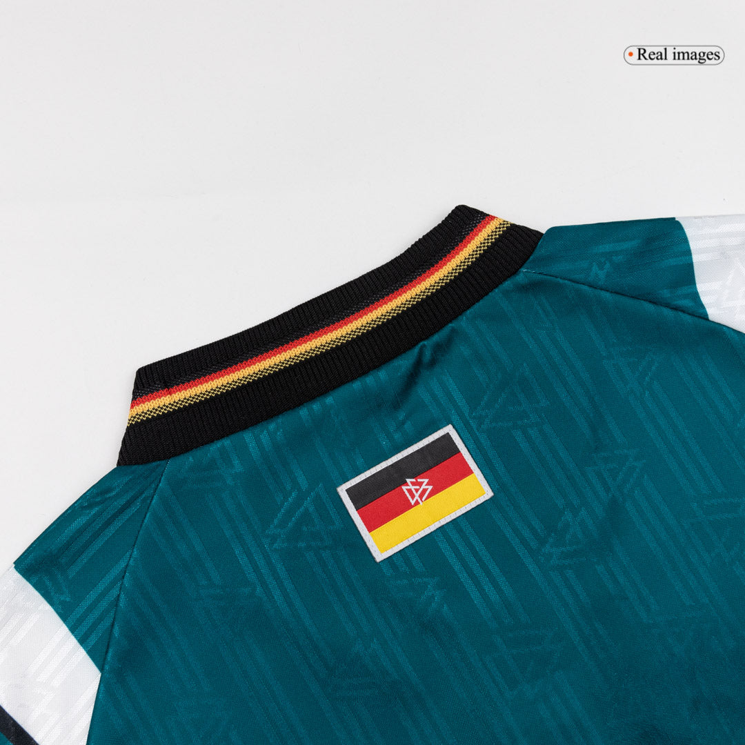 Camiseta retro de fútbol de visitante de Alemania 1996/97