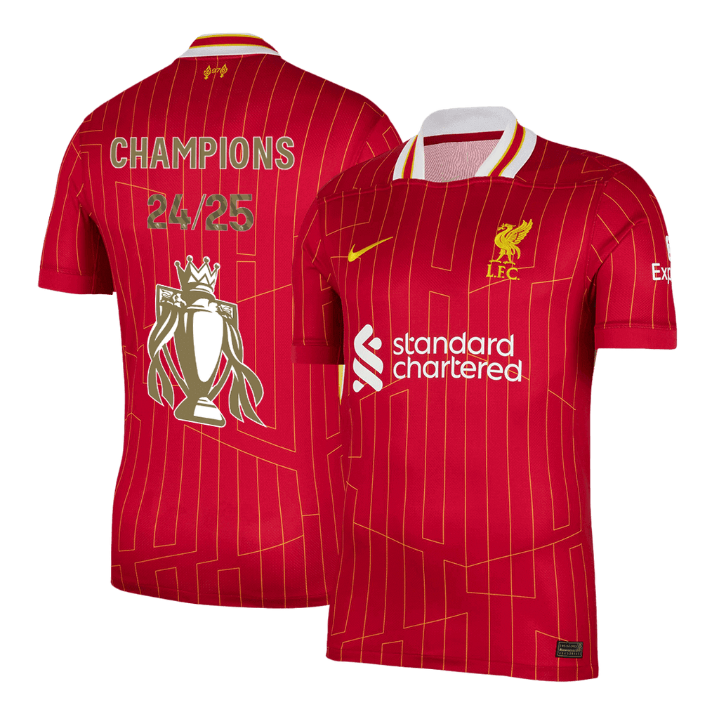 Liverpool Home Soccer Jersey 2024/25 CHAMPIONS 24/25 - Football Shirt | SmartJerseys | Official Quality