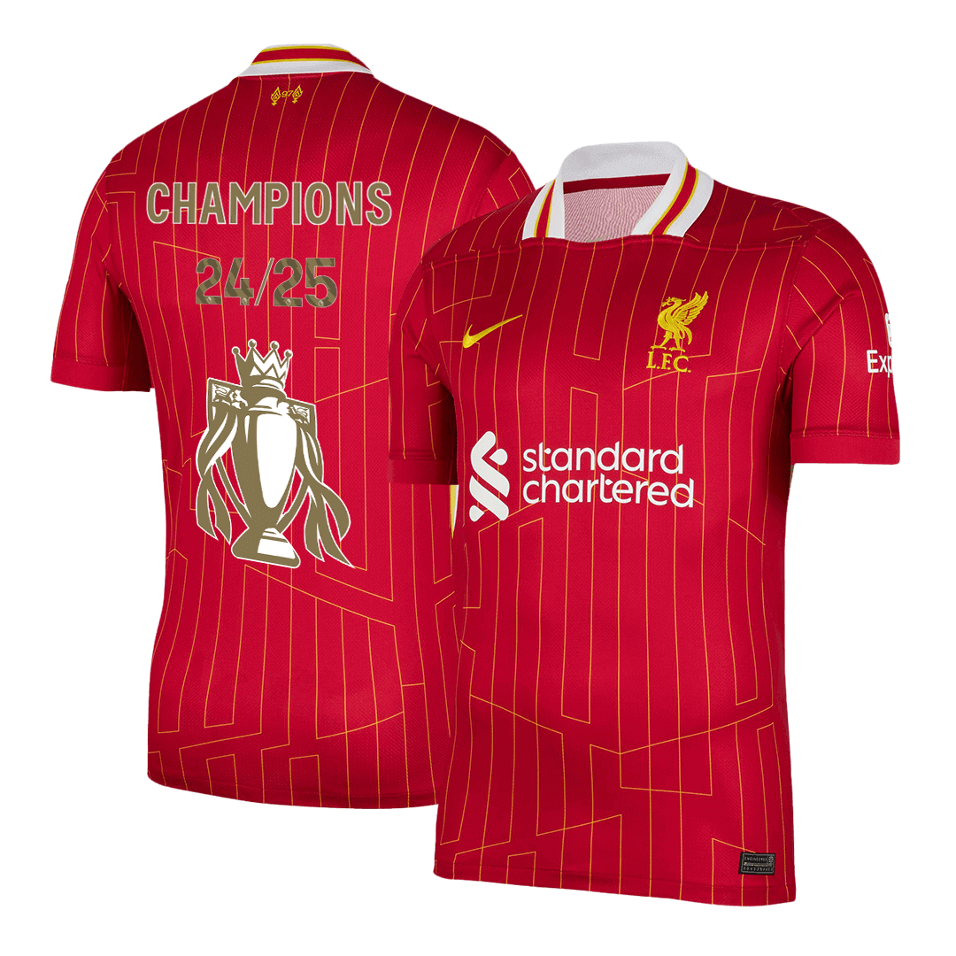 Liverpool Home Soccer Jersey 2024/25 CHAMPIONS 24/25 - Football Shirt | SmartJerseys | Official Quality