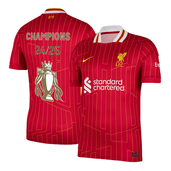Liverpool Home Soccer Jersey 2024/25 CHAMPIONS 24/25 - Football Shirt | SmartJerseys | Official Quality