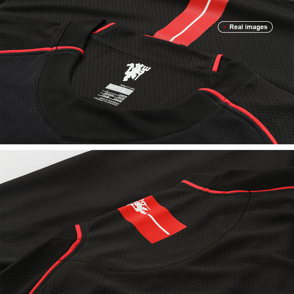Manchester United SCHOLES #18 Away Soccer Jersey Retro 2007/08