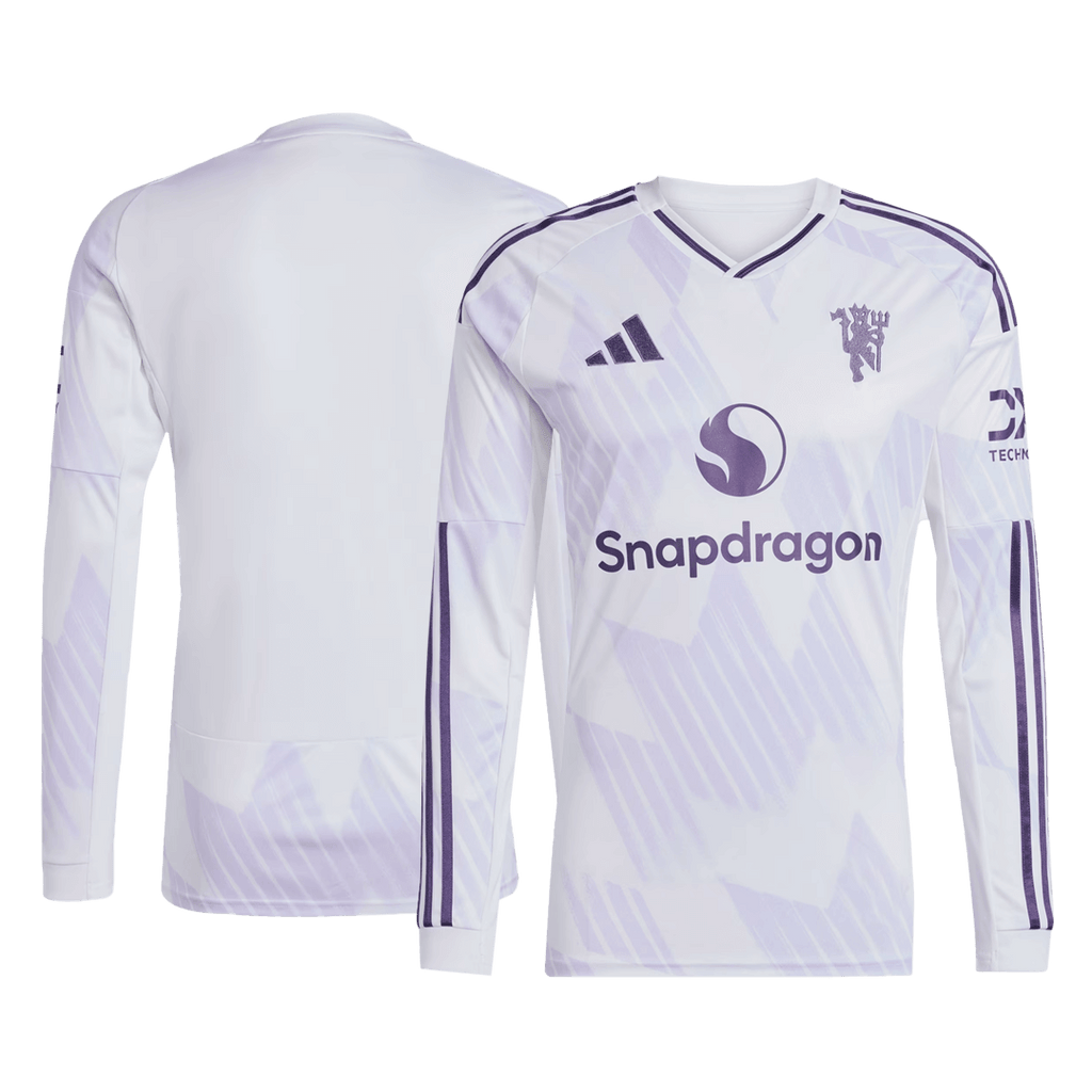 Manchester United Long Sleeve Away Soccer Jersey 2025/26