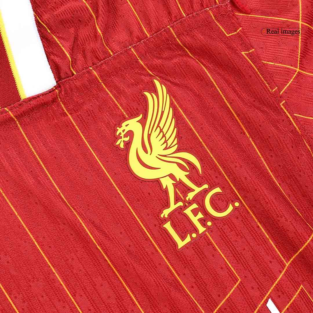 Camiseta de fútbol local auténtica del Liverpool M.SALAH #11 2024/25