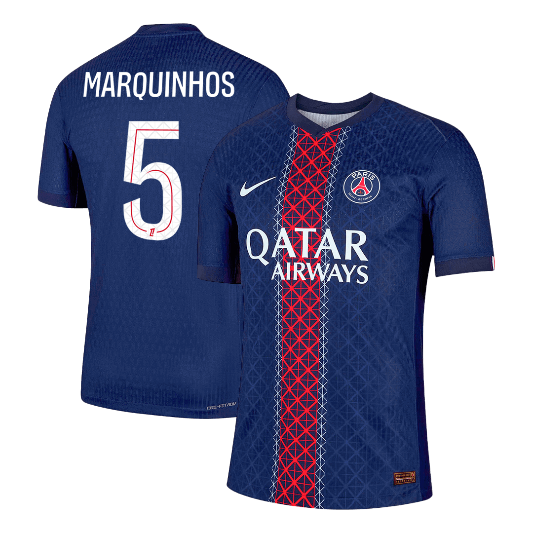PSG MARQUINHOS #5 Home Soccer Jersey Authentic 2025/26 - Football Shirt | SmartJerseys | Official Quality