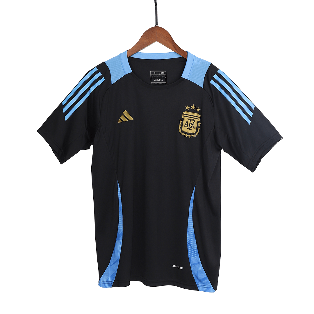 Camiseta de entrenamiento prepartido de Argentina para la Copa América 2024 - Negra