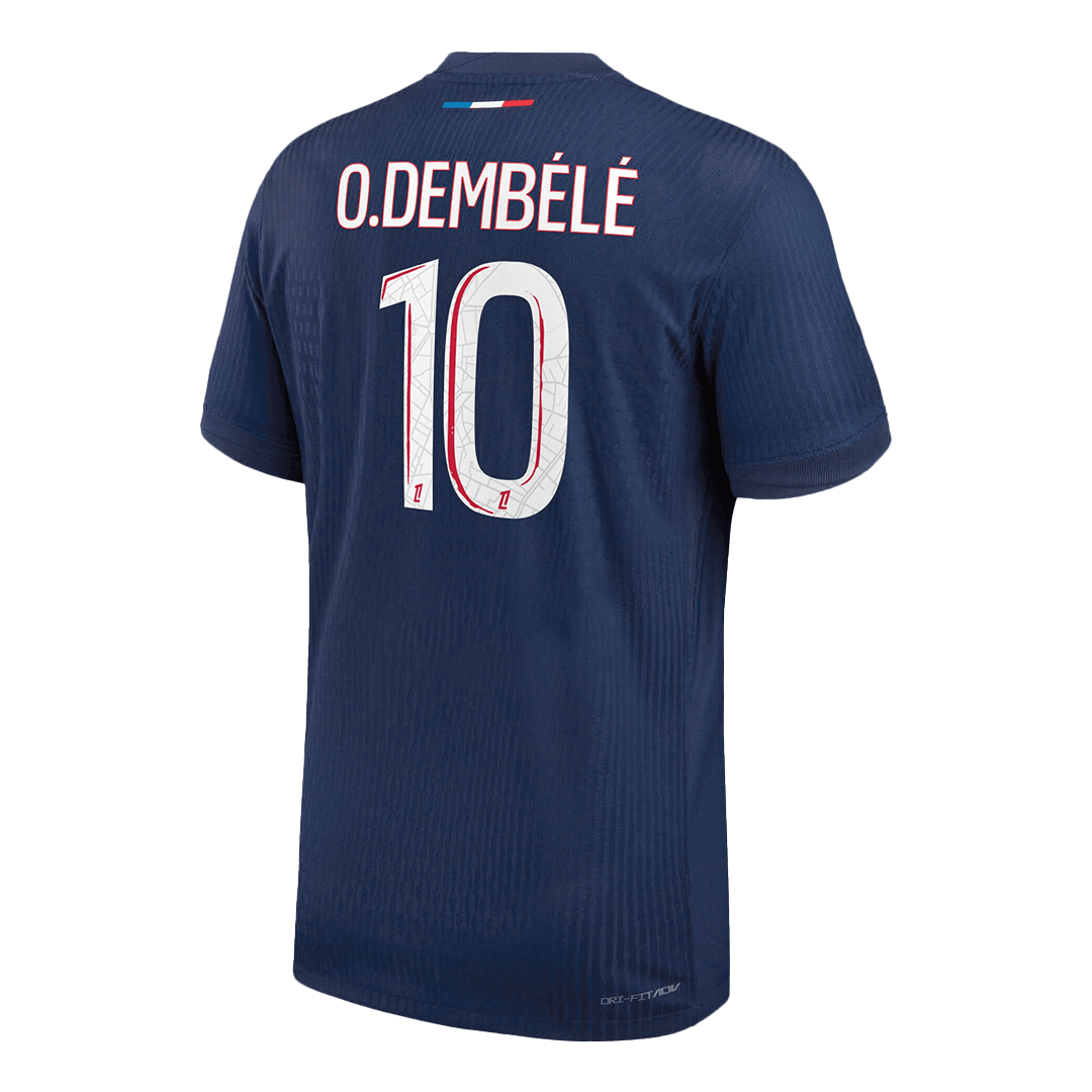Maillot de foot PSG O.DEMBÉLÉ #10 Domicile Authentique 2024/25