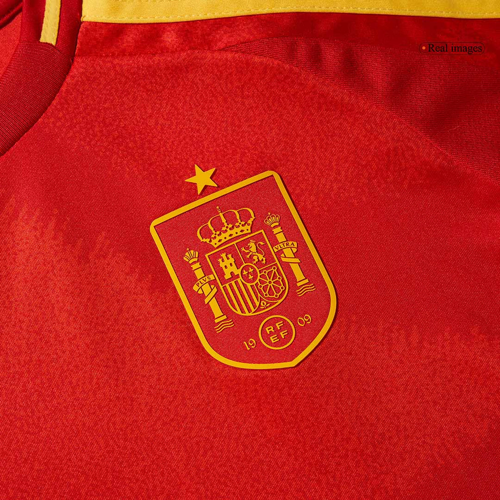 Camiseta local de España para la Eurocopa 2024 para niños (camiseta, pantalón corto y medias)