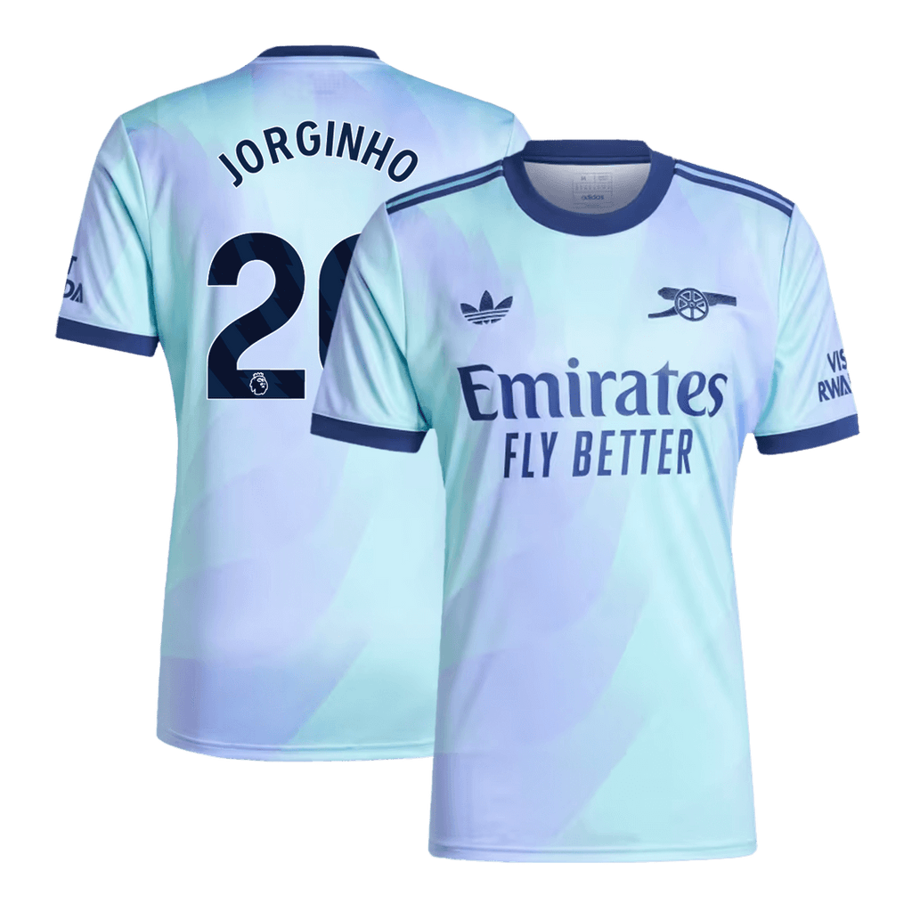 Arsenal JORGINHO #20 Third Away Soccer Jersey 2024/25 - Football Shirt | SmartJerseys | Official Quality