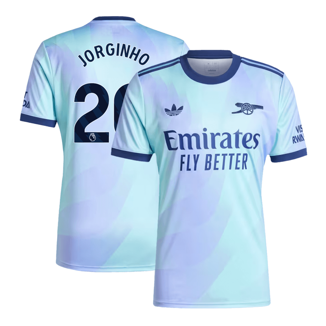 Arsenal JORGINHO #20 Third Away Soccer Jersey 2024/25 - Football Shirt | SmartJerseys | Official Quality