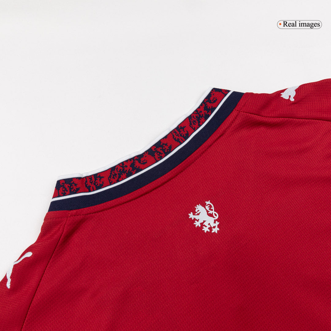 Maillot domicile de l'équipe tchèque de football, Coupe du Monde 2026, rouge