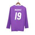 Real Madrid MODRIĆ #19 Away Soccer Jersey Retro 2016/17 - Long Sleeve - Football Shirt | SmartJerseys | Official Quality